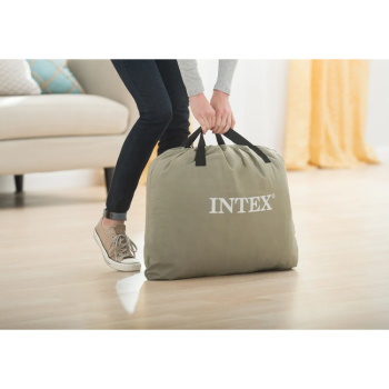 Intex Twin Deluxe vazdušni krevet sa ugrađenom pumpom 99x191x33cm 67766ND